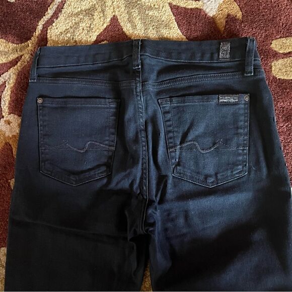 NWOT.  7 for All Man Kind. Boot cut black jeans. - Picture 7 of 7